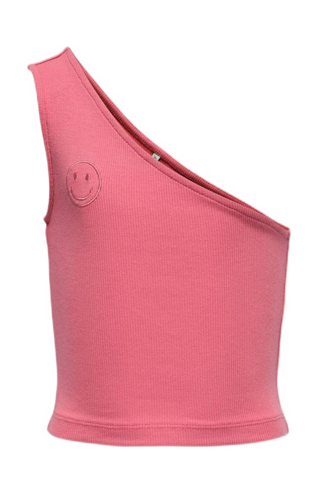 ONLY one shoulder top KOGNESSA koraalroze