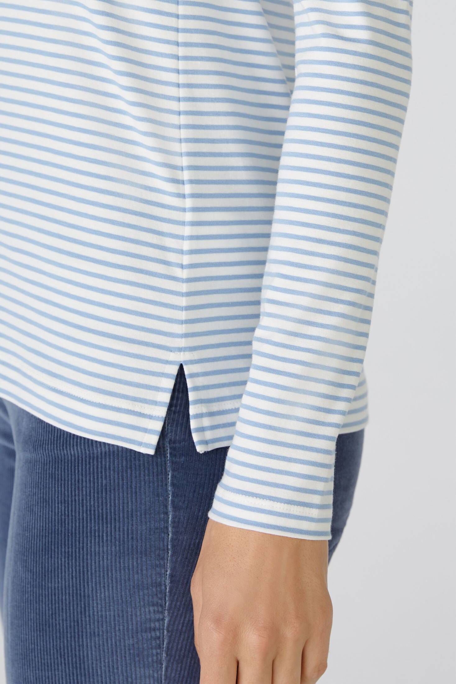 Oui| Damen Langarmshirt