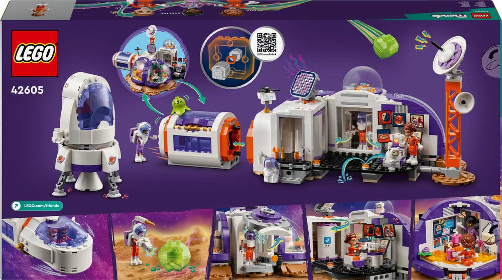 LEGO®FRIENDS 42605 - LA STATION SPATIALE MARTIENNE ET LA FUSEE