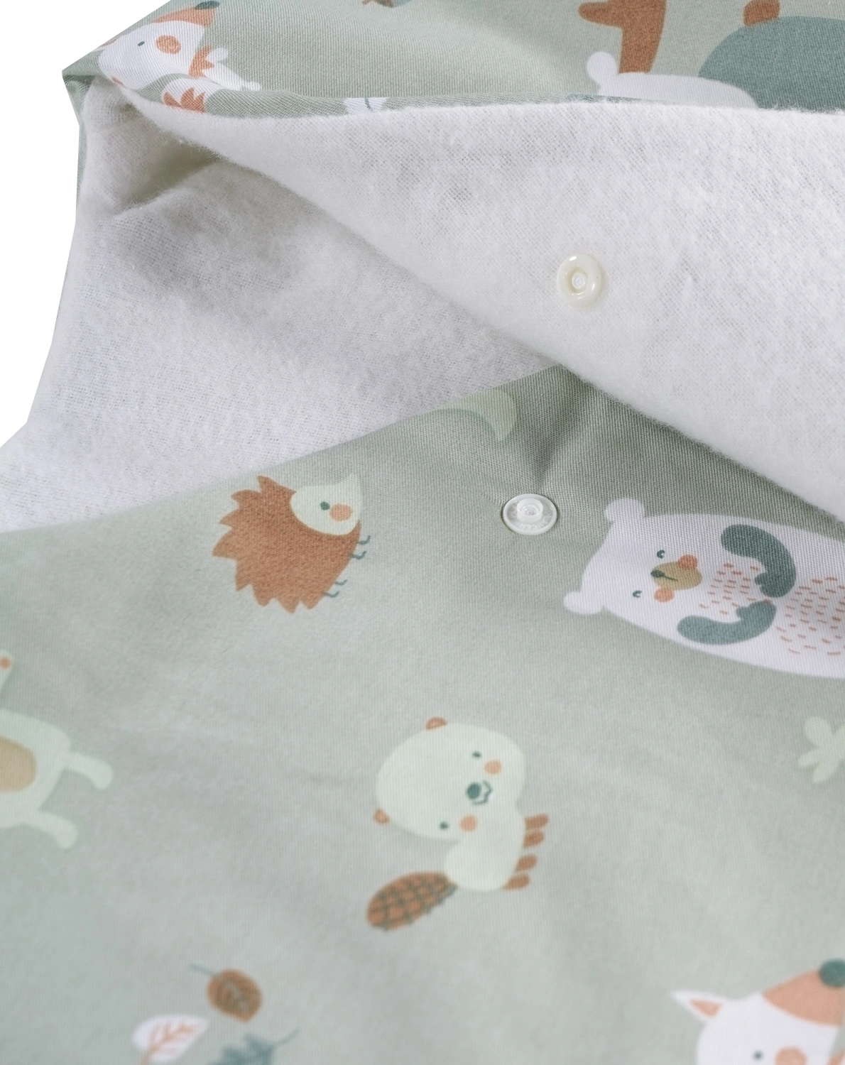Schlafsack WICKEL-MÄXCHEN® – BABY FOREST in grün