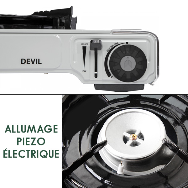 Réchaud à cartouche gaz Devil BRUNNER