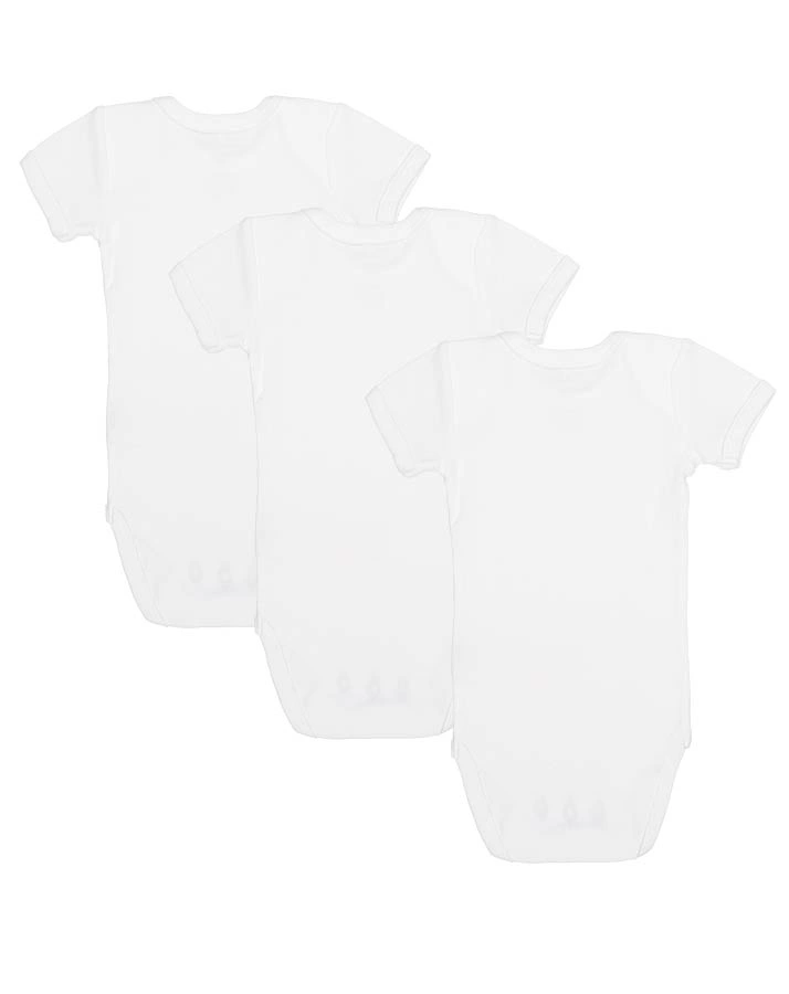 Kurzarm-Body NBMBODY – SOLID 3er-Pack in weiß