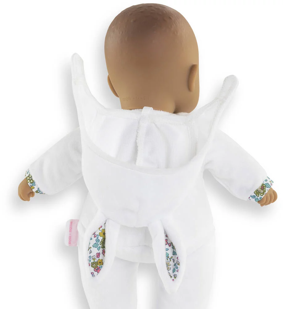 DOUDOU PTI' CŒUR LAPIN BLANC - COROLLE MON DOUDOU