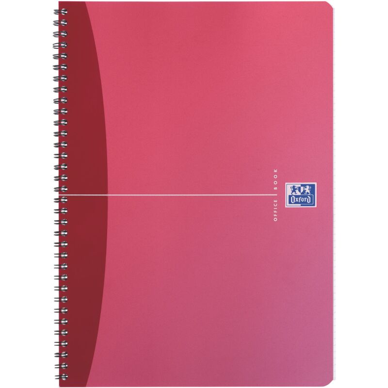 Cahier spirale Oxford Urban mix A4 21 x 29,7 cm - petits carreaux - 180 pages