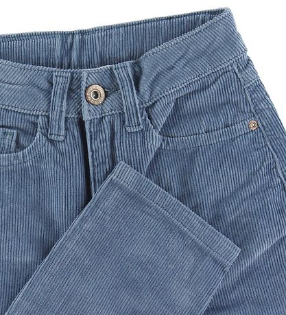 Grønt Bukser - Trine Corduroy - Storm Blue