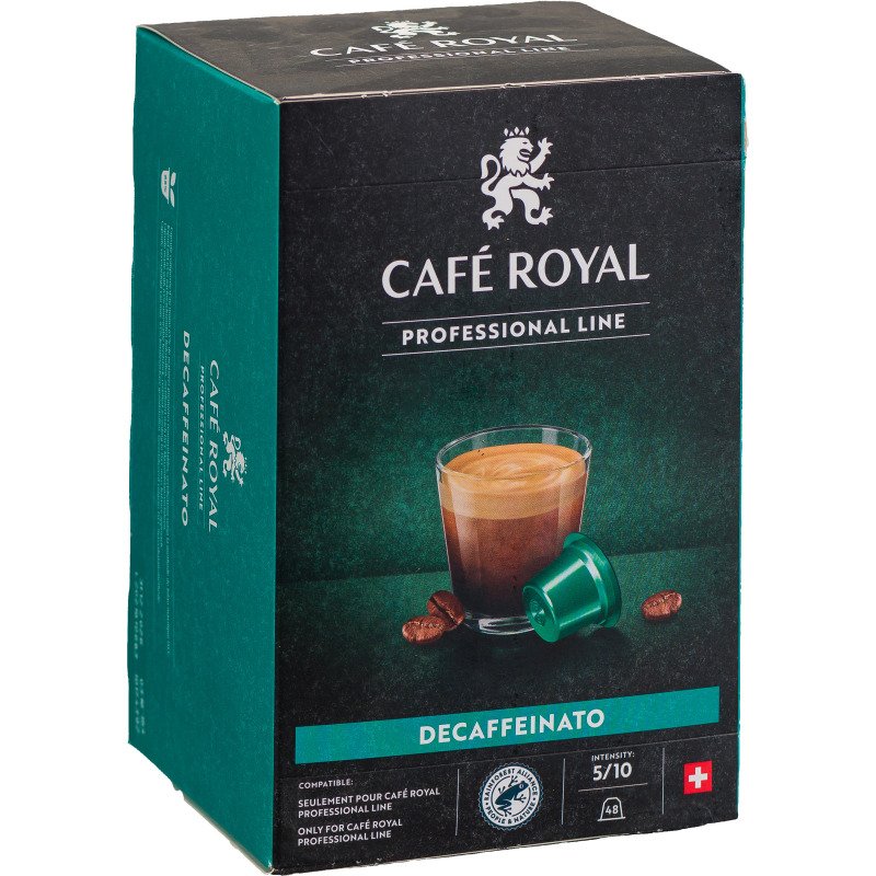 Capsule de café Café Royal Professionel Décafeiné - Boîte de 48 - Compatible Café Royal Professionnel