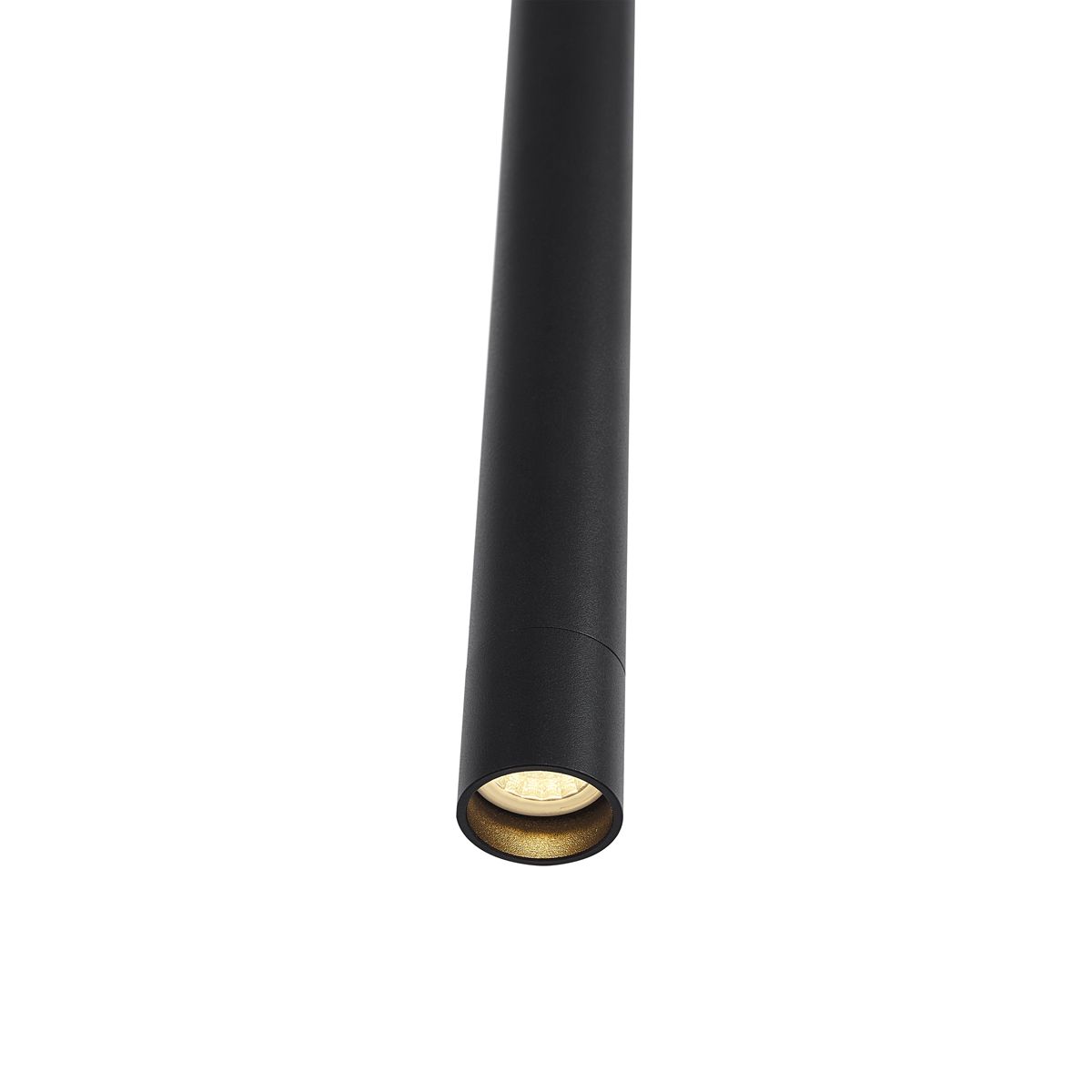 Modern railsysteem met 3 hanglampen zwart 1-fase - Slimline Keno