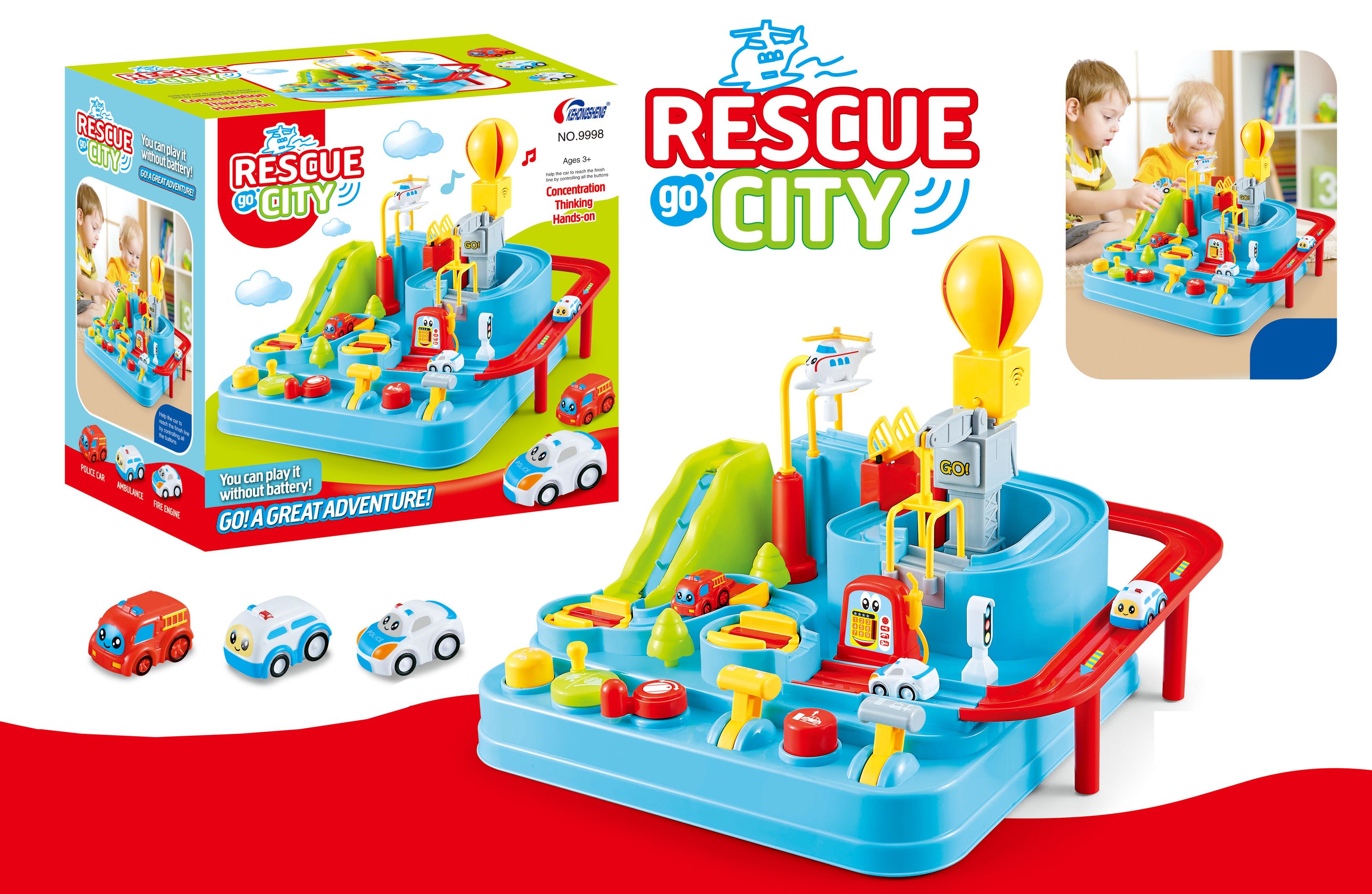 Geschicklichkeitsspiel RESCUE GO CITY