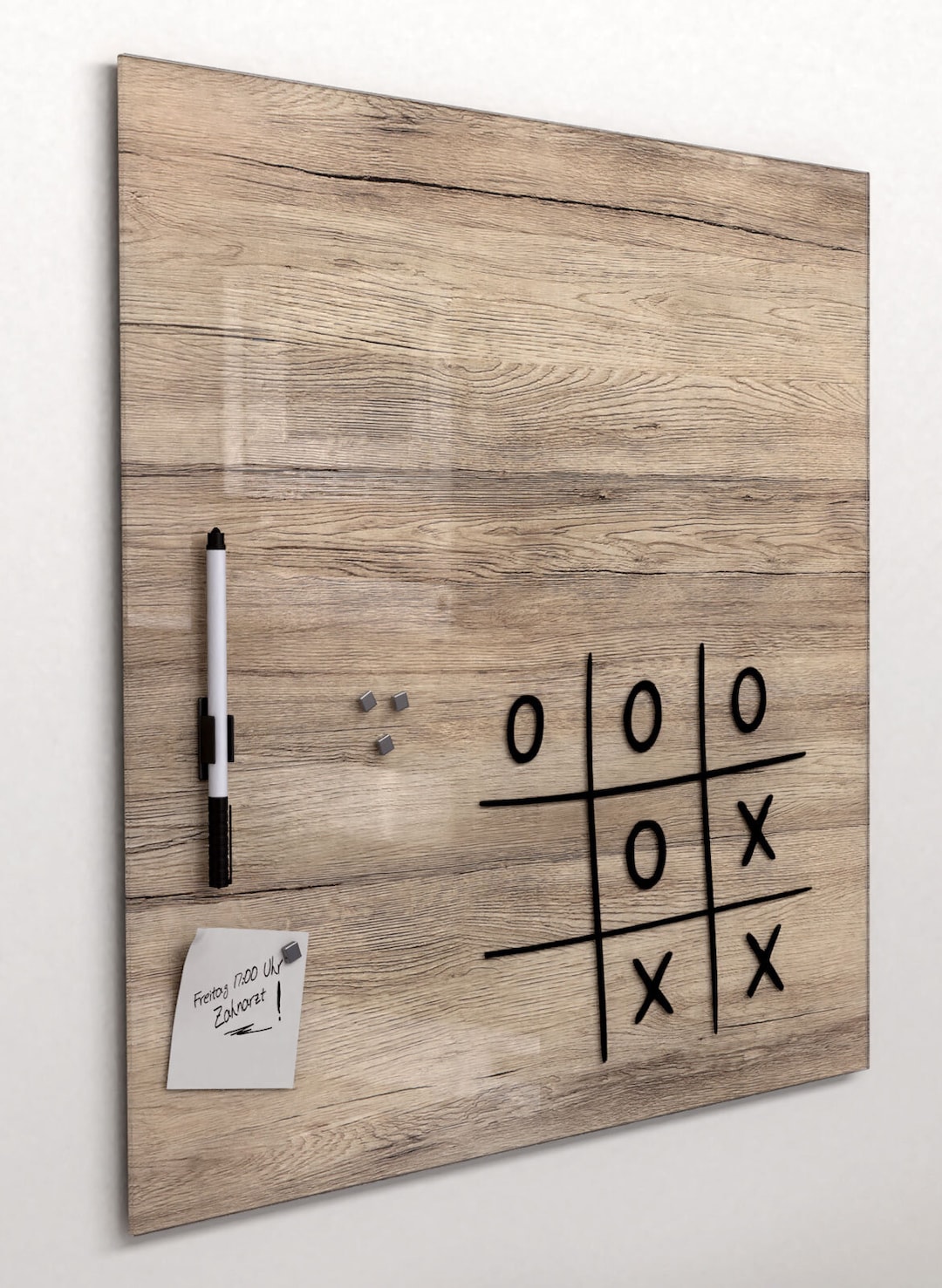 PRO ART Memoboard 50 x 50 cm Metall braun