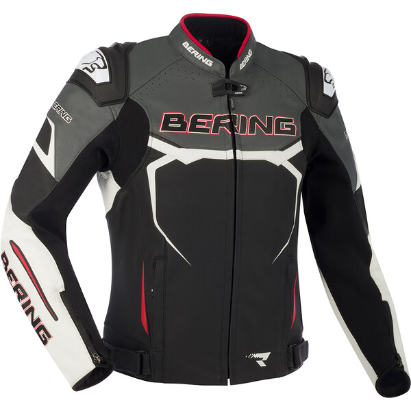 Bering - Blouson Fight-R Noir / Gris / Blanc / Rouge