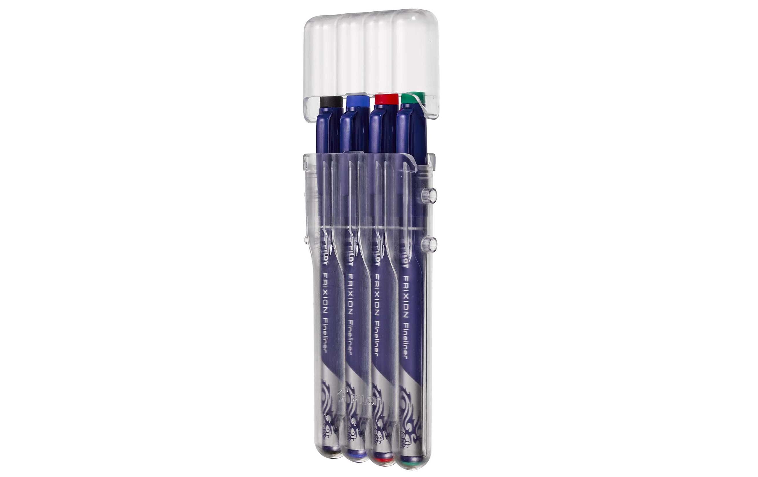 Fineliner FriXion Evolutive Set Feine Spitze, 4 FarbenFeinschreiber mit löschbarer Tinte