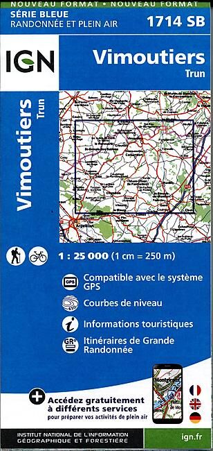 IGN - 1714 SB VIMOUTIERS 1 25 000
