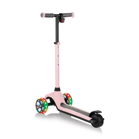 Authentic Sports Globber One K E-Motion 4 PLUS pastellrosa, mit Leuchtrollen