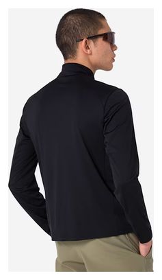 T-Shirt Technique Manches Longues Rapha Active Half Zip Noir/Gris