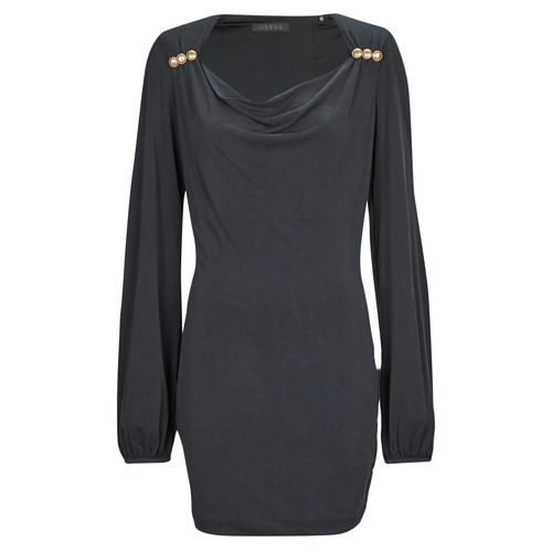 Guess - LS BOAT NK CECILIA DRESS - Noir