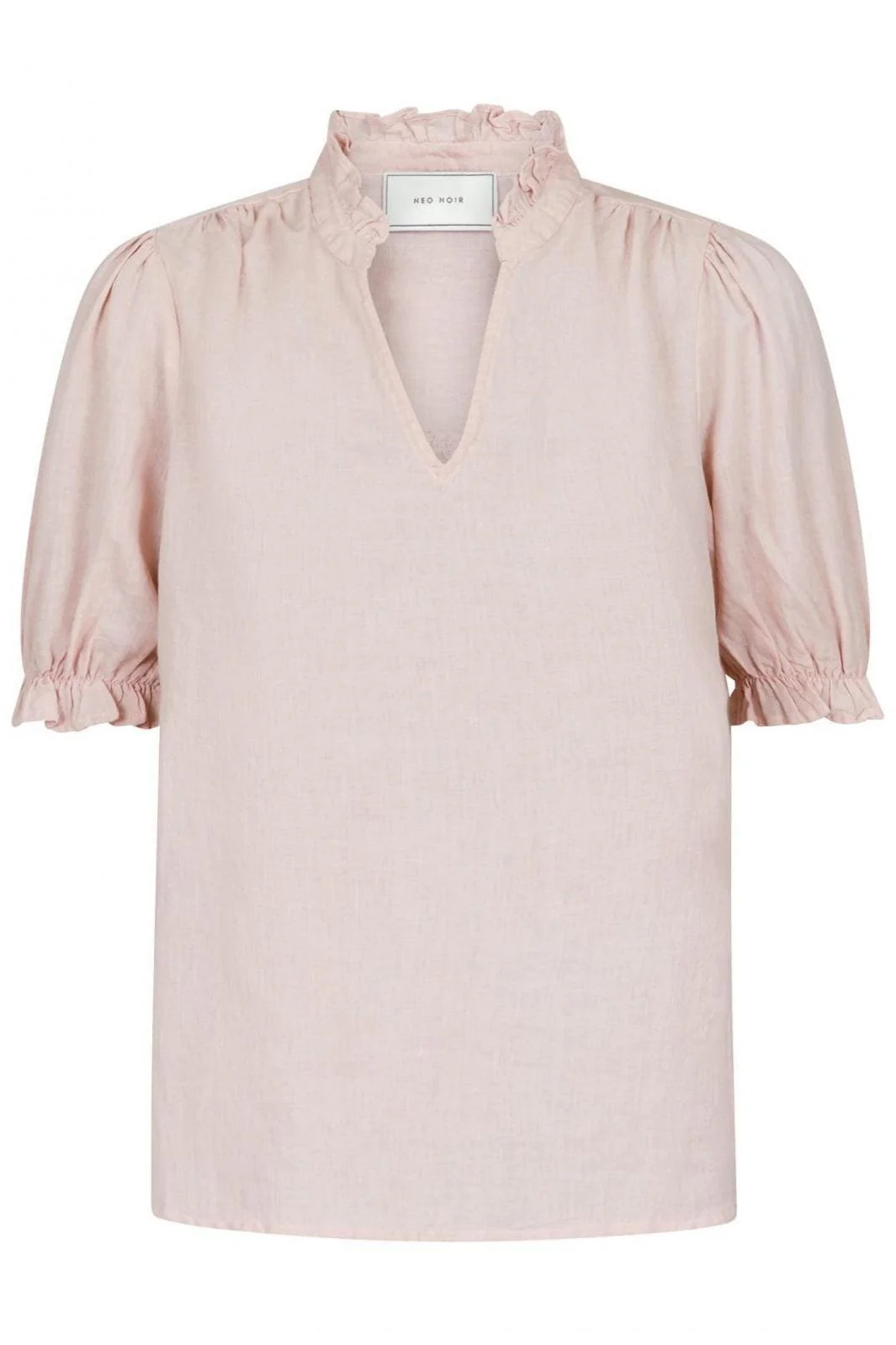 Neo Noir Odesa Linen Blouse rose smoke