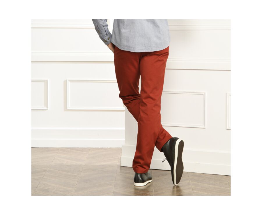 Pantalon chino homme Rouge - NIGEL II
