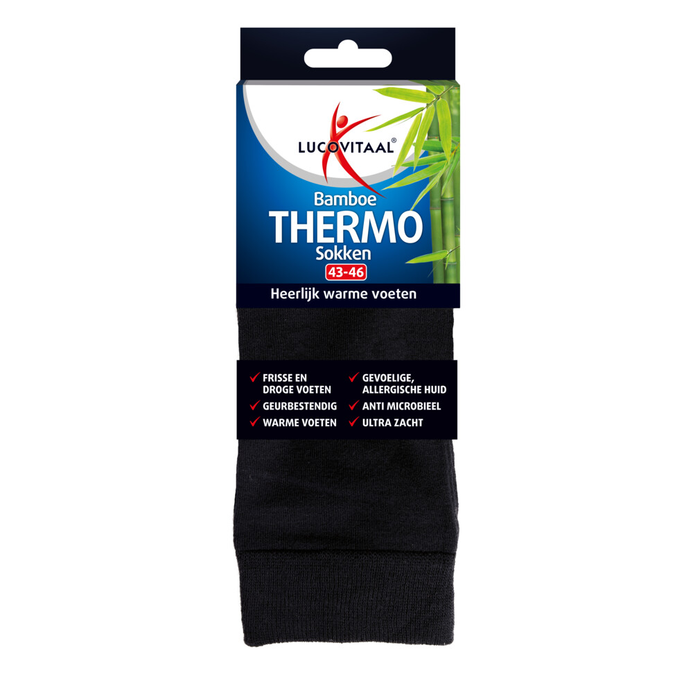 Lucovitaal Thermosokken Bamboe 35-381 paar