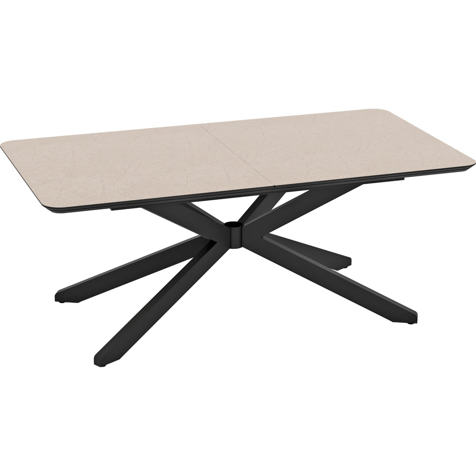 Tisch Ancona Melamin cashmere, 190/250 x 75 x 103 cm