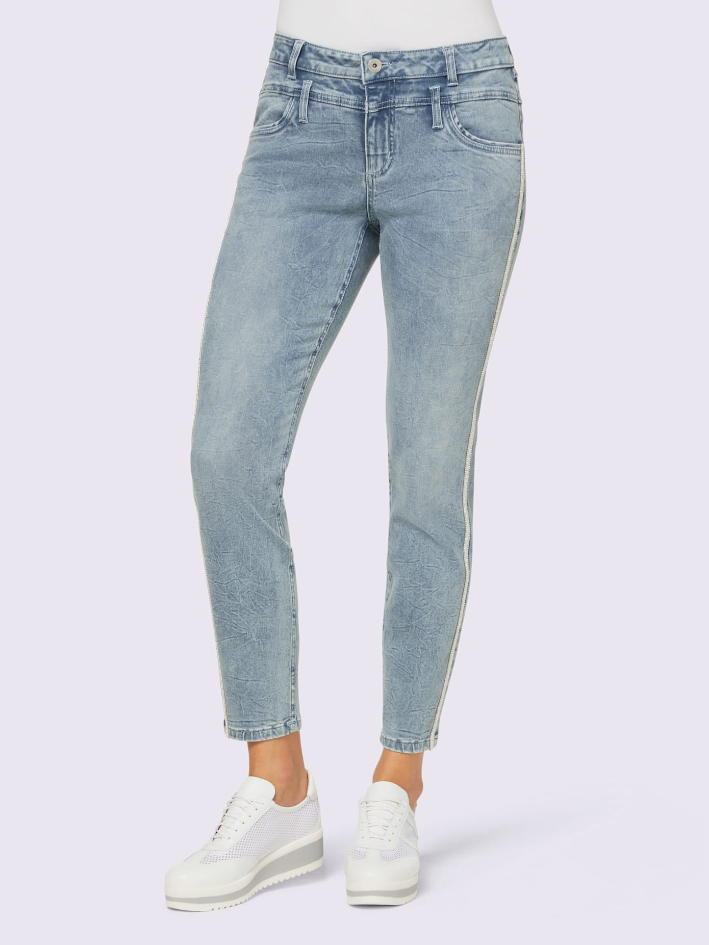 Jean délavé tendance