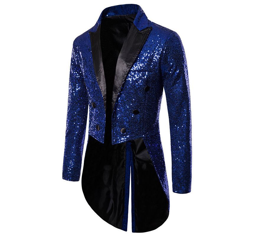 Sheck - Sequin Double-Breasted Tailcoat