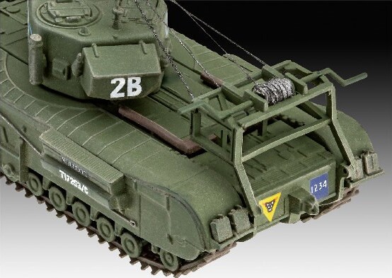 Revell - Churchill A.V.R.E. Tank Byggesæt - 1:76 - Level 4 - 63297