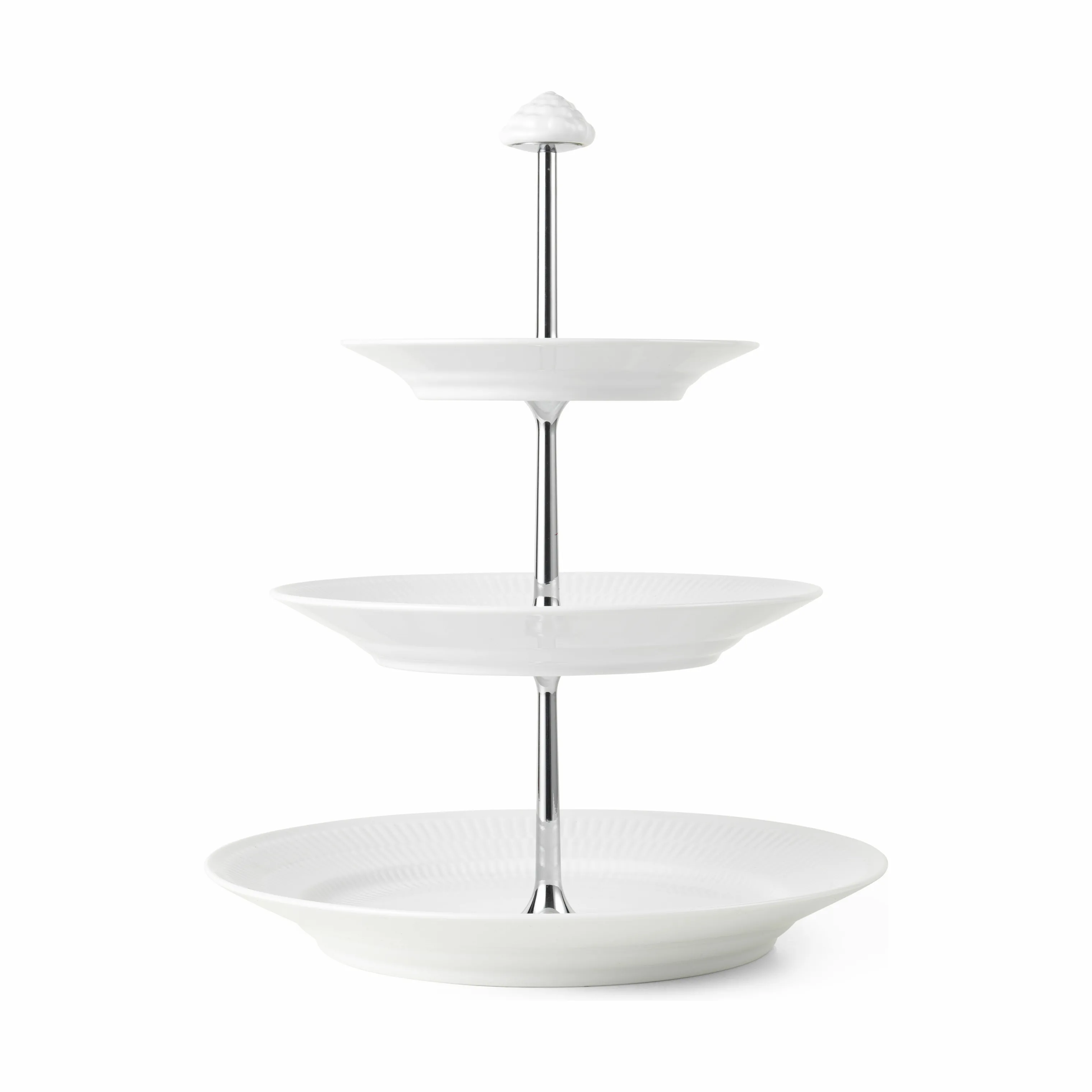 Royal Copenhagen Hvid Riflet Étagère