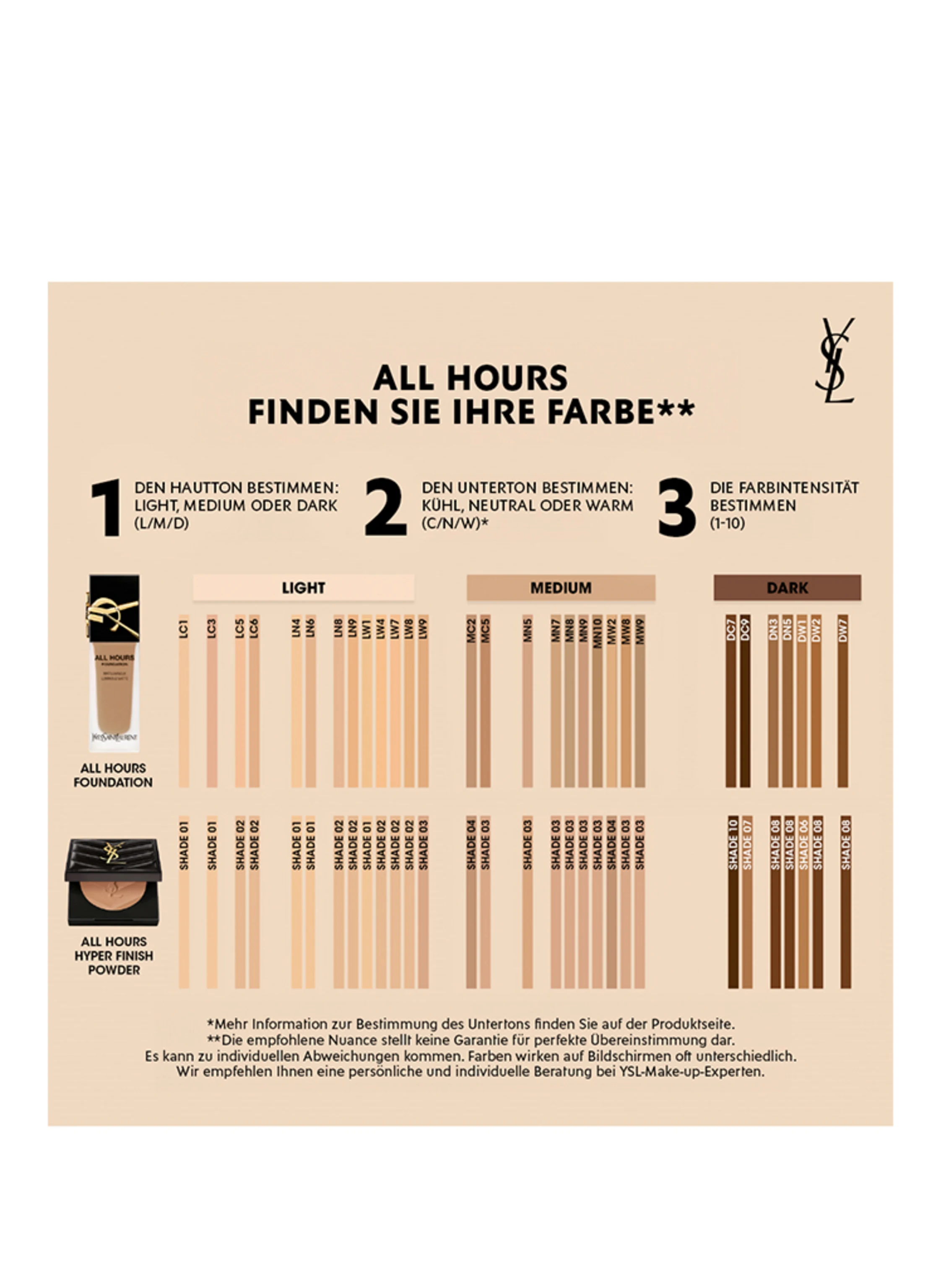 YVES SAINT LAURENT BEAUTÉ ALL HOURS HYPER FINISH