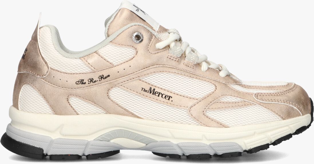 bronskleurig mercer amsterdam lage sneakers the re-run metallic