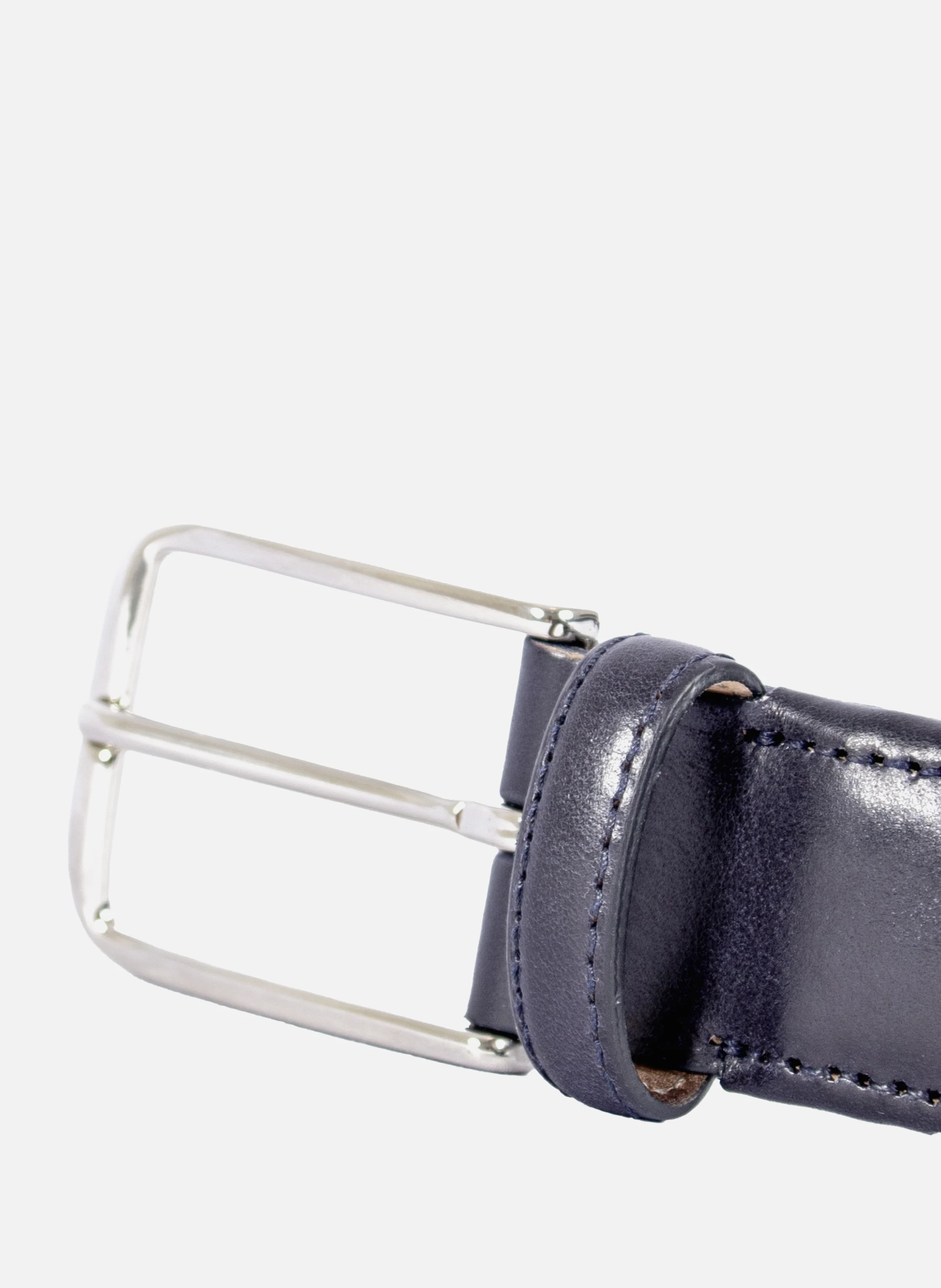 Ceinture tressée polyester cuir | Bleu