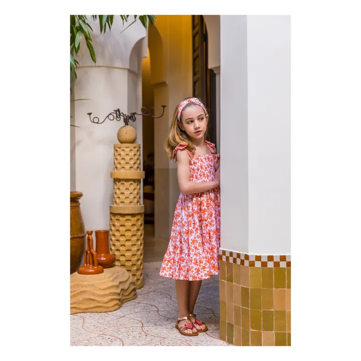 Pom d'Api Sandales Plagette Antik | Or rose