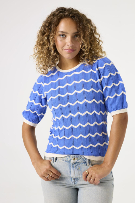 Garcia blauwe dames trui