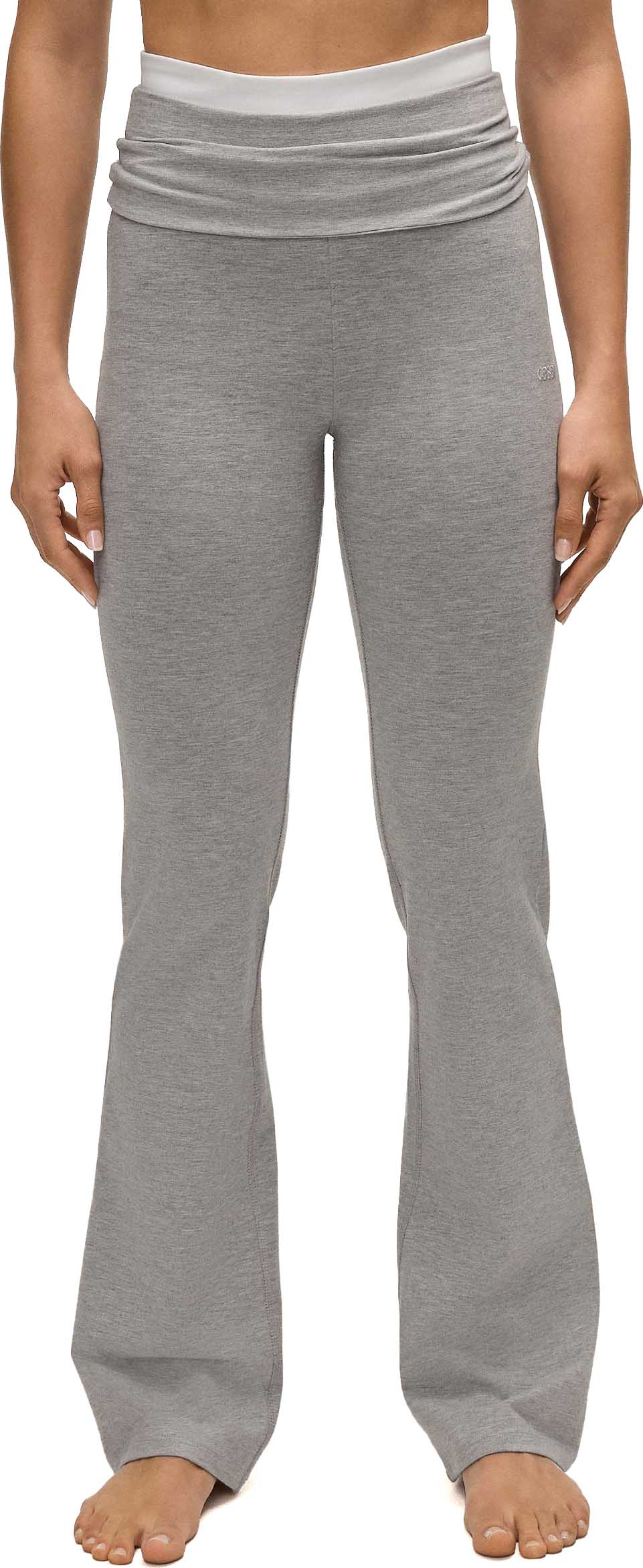 Sublime Folded Flare Pants Grey Melange