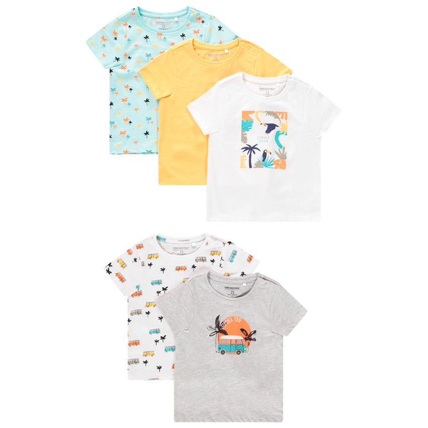 Orchestra  Gris clair - 3 mois - T-shirt, polo, sous pull - Bébé garçon - Orchestra - Gris clair