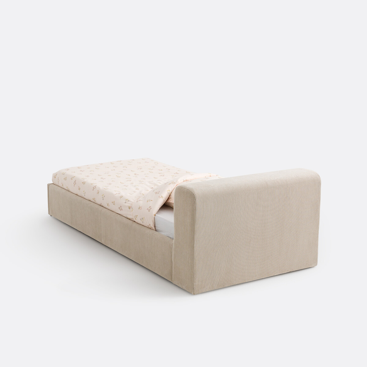 LA REDOUTE INTERIEURS<br>Cama de veludo cotelê com lade Taglia