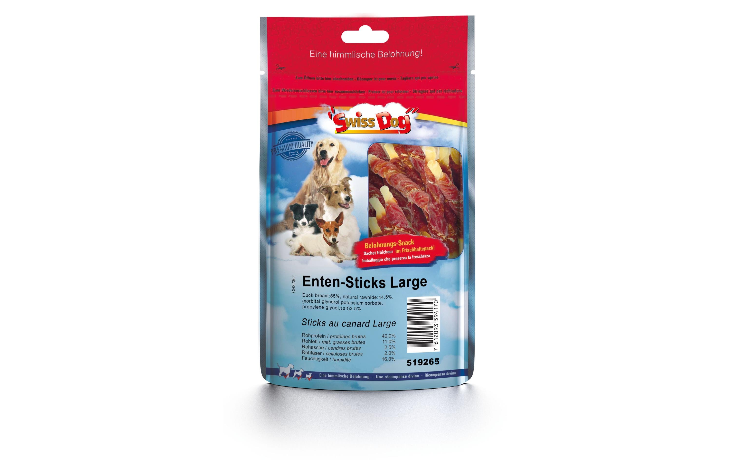 Kausnack Enten Sticks 100 g / 9 Stk.Hundebelohnung für zwischendurch