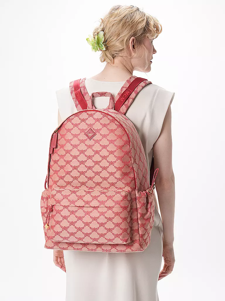 MCM Rucksack LAURETOS VALENTINE Medium rot