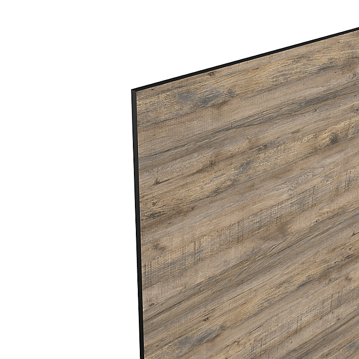 Crédence de cuisine aspect bois vintage GoodHome Berberis l. 200 cm x H. 60 cm x Ep. 10 mm