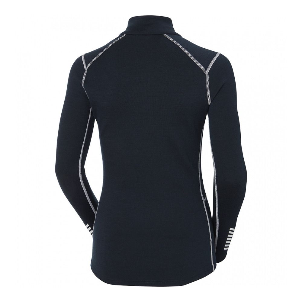 Helly Hansen LIFA MERINO MIDWEIGHT 1/2 ZIP - Sous-couche Femme navy