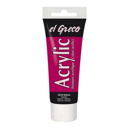 KREUL el Greco Acrylic Weinrot 75 ml Tube