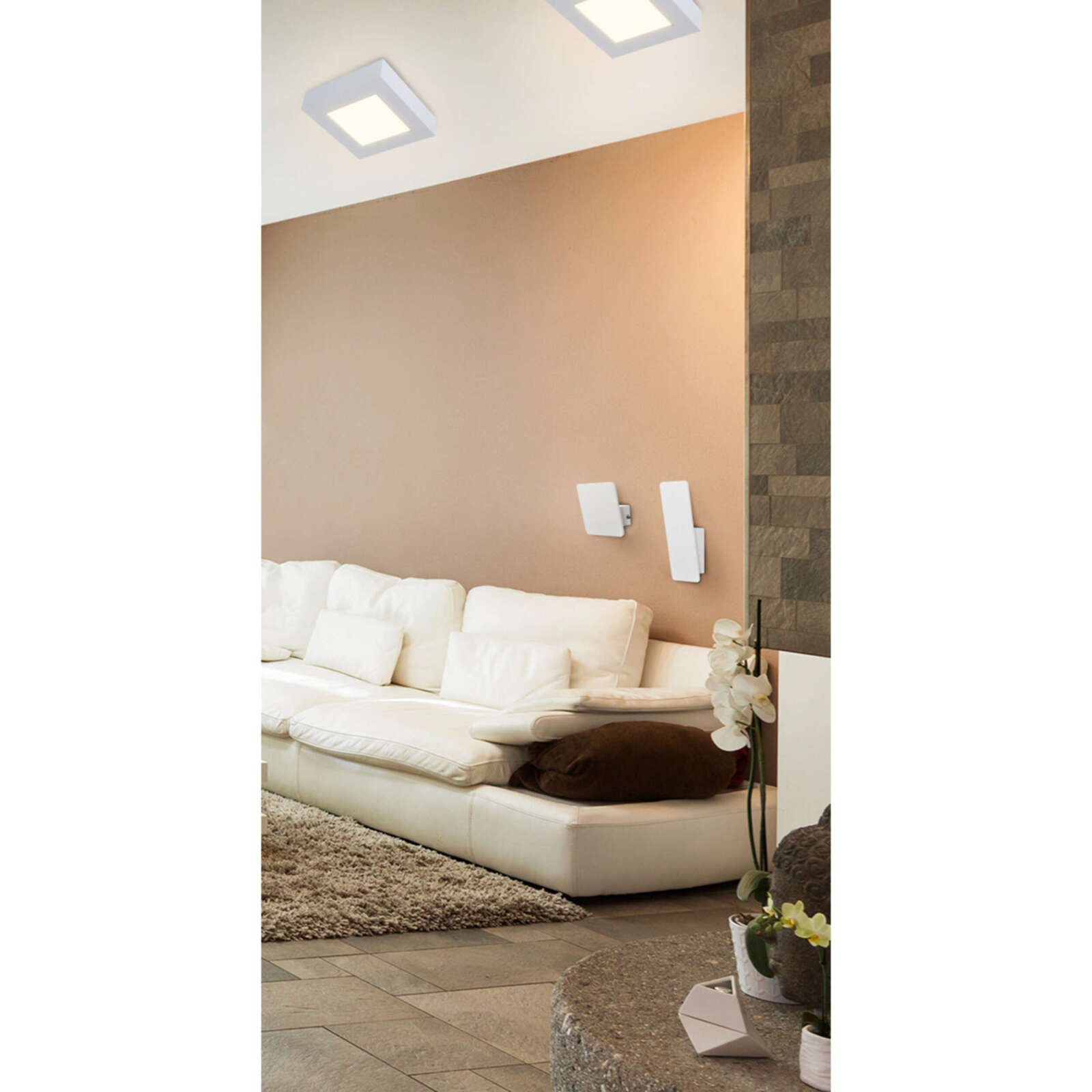 LED-Wandleuchte STAN - weiß - 22 cm