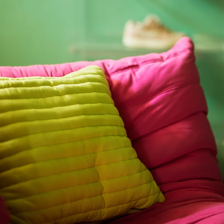 HKliving - Quilted Kissen, 50 x 60 cm, crisp