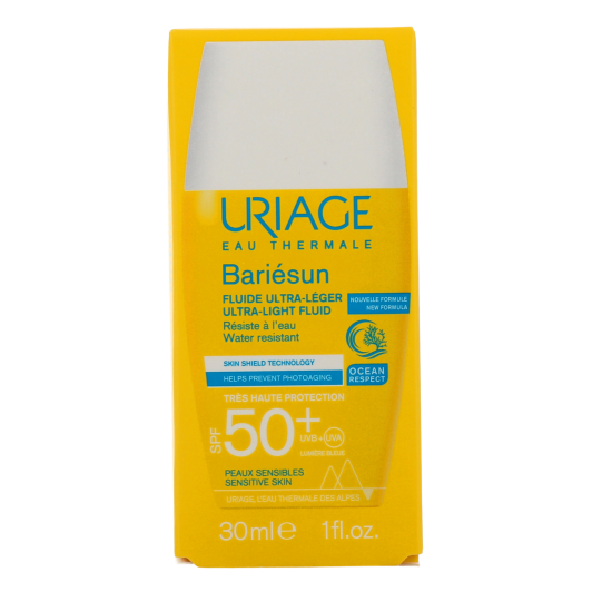Fluide solaire SPF50+ Uriage Bariesun - Peau sensible normale à mixte