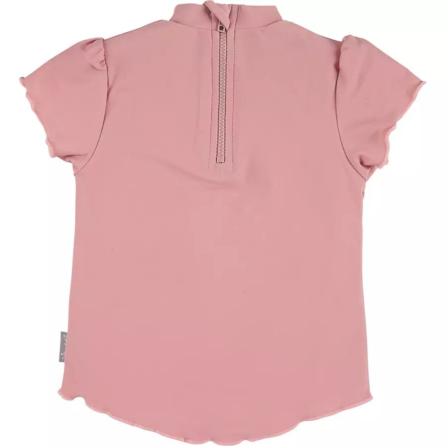Sterntaler Kurzarm-Schwimmshirt Herz zartrosa