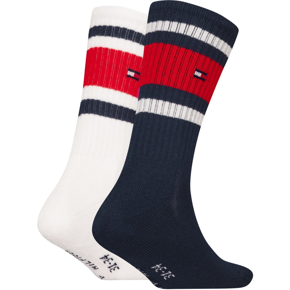 Køb Tommy Hilfiger Navy Th Kids Strømpe 2P Sport Stripe