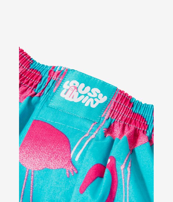 Lousy Livin Flamingos Boxershorts (turquoise)
