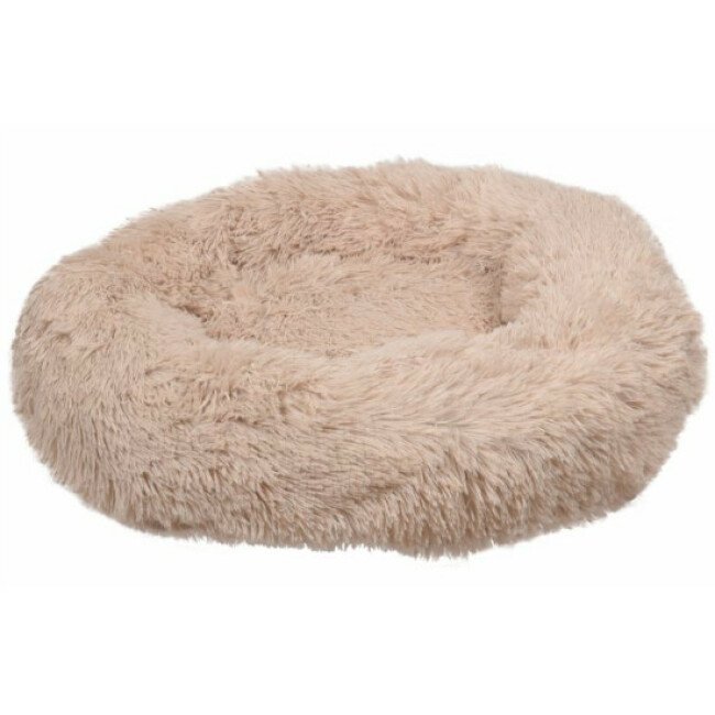 Coussin doux rond Krems Flamingo pour chien - Coloris Beige