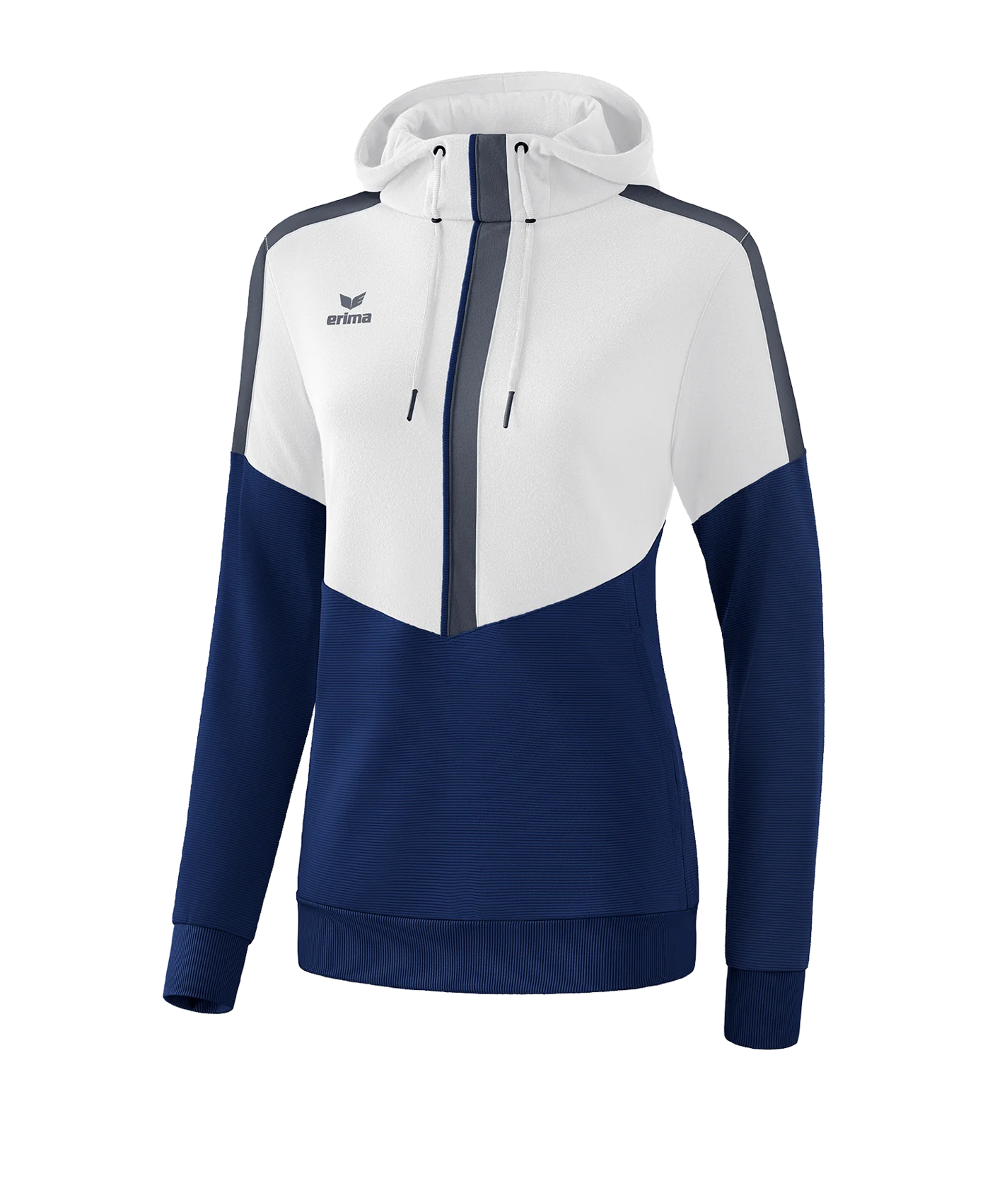 Erima Squad Hoody Damen Weiss Blau