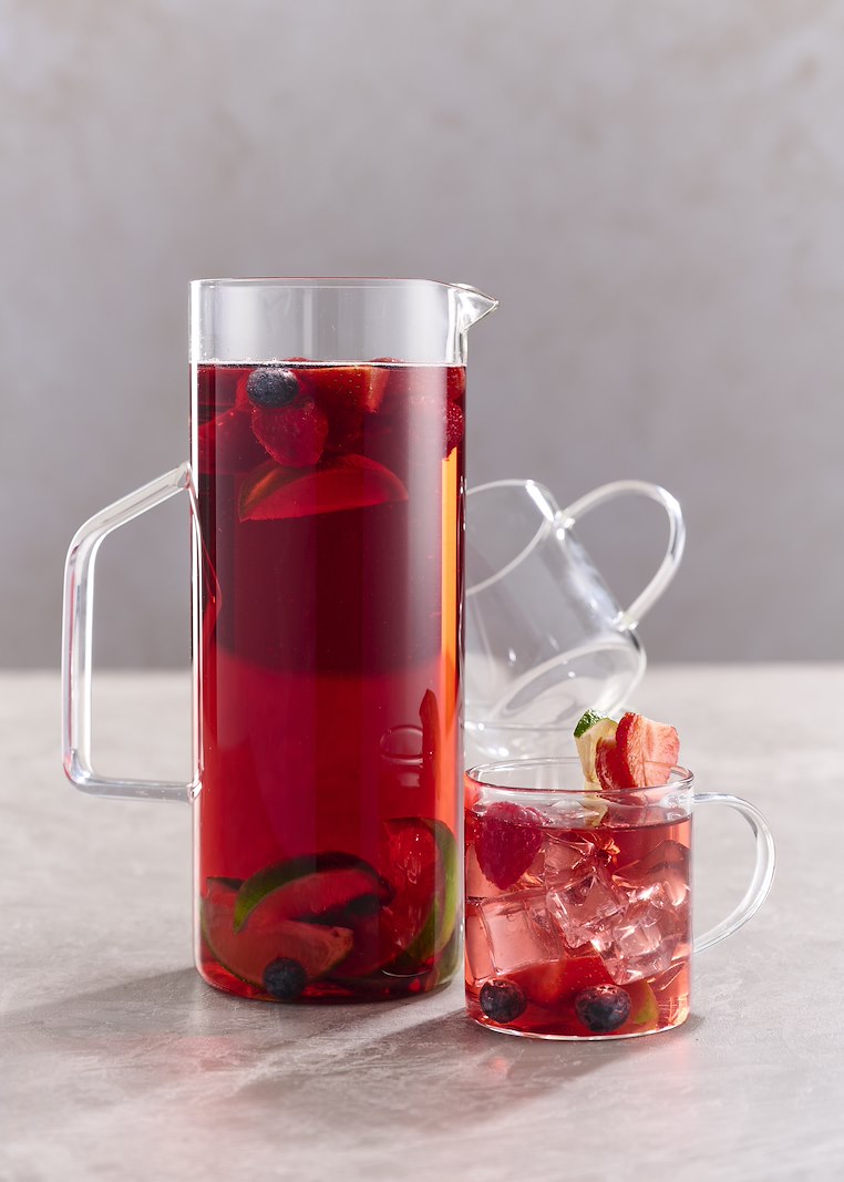 Monte mugge Klart glass med hank. 1,5 liter