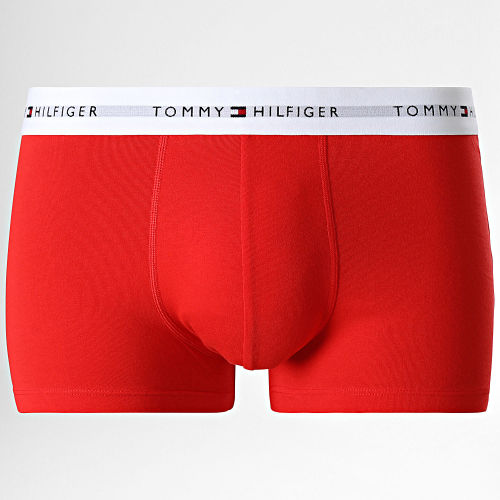 Lot De 5 Boxers 2767 Blanc Gris Rouge